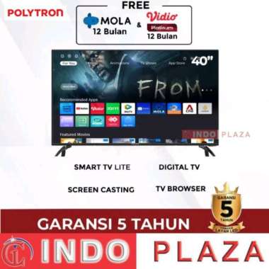 TV POLYTRON 39 / 40 Inch PLD-40CV8969 SMART DIGITAL GOCAR/CARGO