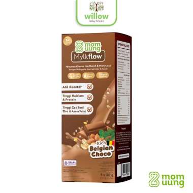 Susu Ibu Hamil - Mom Uung Milk Flow 5X30Gr Rich Belgian Choco