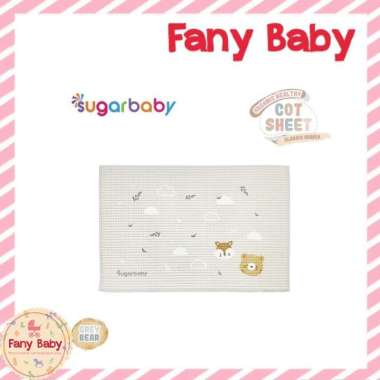 Sugar Baby Perlak Bayi Organik 60x90cm GREY BEAR