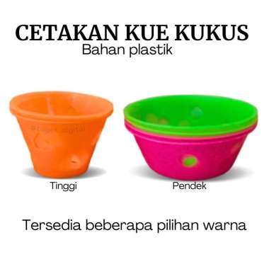 Cetakan Bolu Kukus / Cetakan Roti Kukus Plastik PENDEK