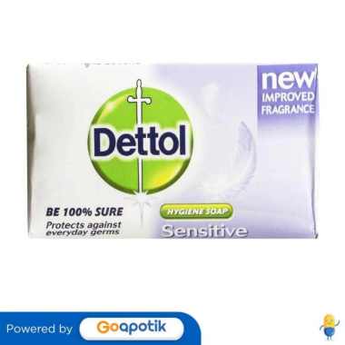 Promo Harga Dettol Bar Soap Sensitive 105 gr - Blibli