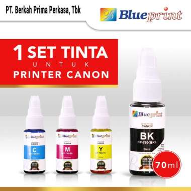 Tinta Original BLUEPRINT 790 For Printer Canon G1010 G2010 70ML - 1 Set