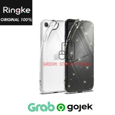 Case iPhone SE 3 2022 2020 / 8 / 7 Ringke Air Ultra Thin Soft Clear Casing Glitter Clear