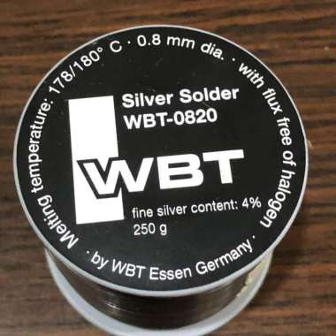 Timah solder wbt 0820 (250g) / 1 Roll