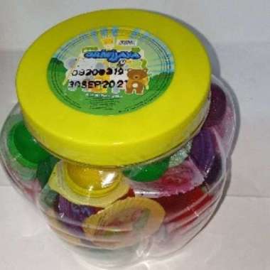 sriwijaya jely jelly agar-agar toples aneka rasa buah