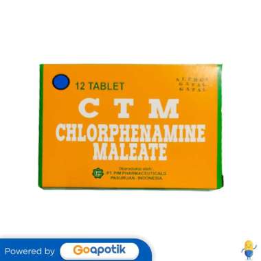 CTM PIM 4 MG BOX 12 TABLET