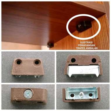 Traves Trapes Trapex Ambalan Siku Tatakan Kayu Lemari Furniture