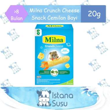 Milna Crunch Snack Cemilan Bayi 20g Berries With Yoghurt