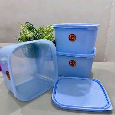 3 Pcs Toples Agogo 3000 ML Tebal / Box Agogo Kedap Udara Biru