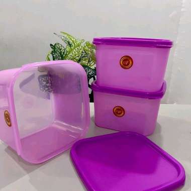 3 Pcs Toples Agogo 3000 ML Tebal / Box Agogo Kedap Udara Pink