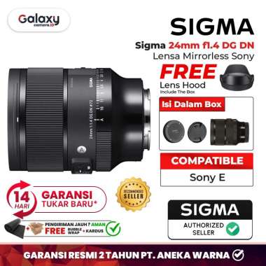 Sigma 24mm F1.4 DG DN Art FE FullFrame Lensa For Sony E 24 mm F/1.4 Garansi Resmi