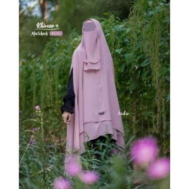 MALIKAH DAN KHADIJAH - AZDA INDONESIA - KHIMAR BERGO INSTAN JUMBO Khadijah (Polos) Dusty