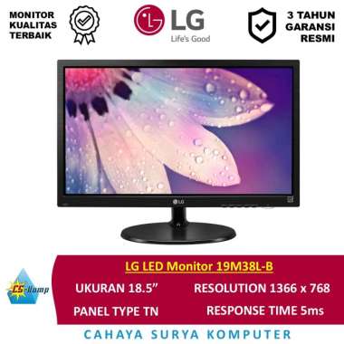 LG LED Monitor 19M38L-B 1366x768 Panel TN