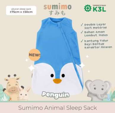 Sumimo Animal Sleep Sack / Kantong Tidur Bayi Penguin