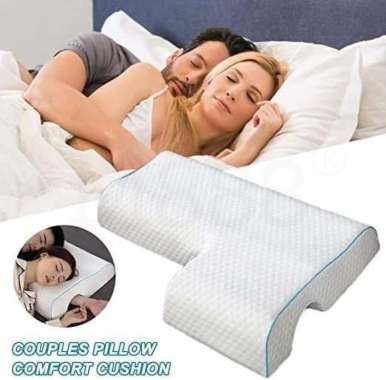 Bantal Couple Peluk Pasangan Tidur Memory Foam Bantal Cuddle Armres