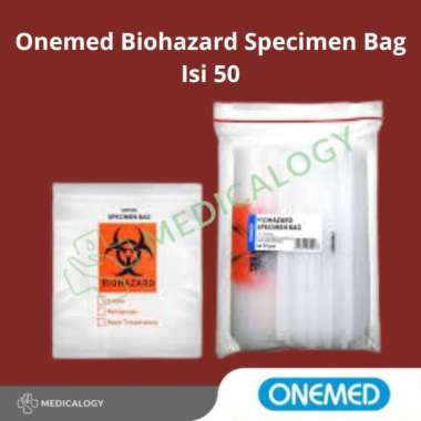 Onemed Biohazard Specimen Bag Isi 50