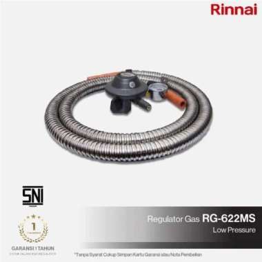 Regulator Gas Rinnai RG622MS Regulator & Selang 1.8 Meter