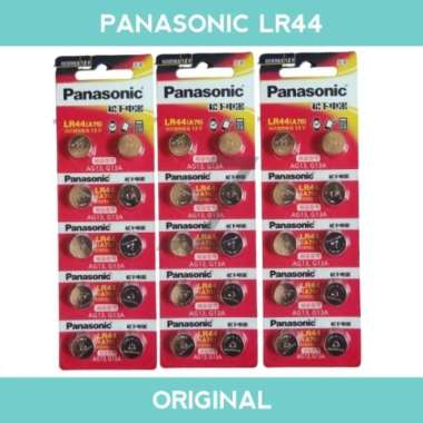 BATERAI PANASONIC LR44 LITHIUM - PREMIUM BATERAI LR44 PANASONIC ORIGINAL