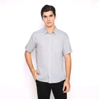 POLICE Kemeja Printing Regular Fit Pria Biru L