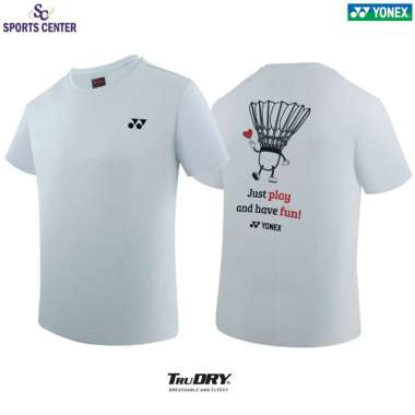New Kaos / Jersey Yonex Easy Tee 4 Solid Color TruDRY 2883 Glacier Gray M
