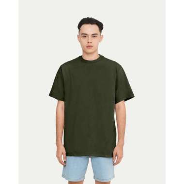 Erigo T-Shirt Basic Regular Olive Unisex L