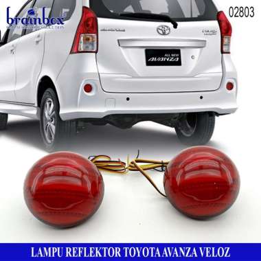 Lampu Reflektor Toyota Avanza Veloz 2011-2021 Lampu Belakang Refleksi