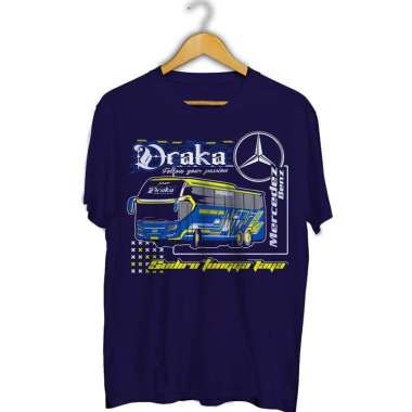 Kaos Baju BUSMANIA stj draka BUS Mania Bis Bismania SHD anak dewasa XL NAVY
