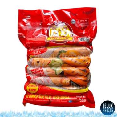 Muantap Sosis Sapi Ayam 500g gr Frankfurter Original 500 gram Beef Chicken Sausage Daging Olahan Hal