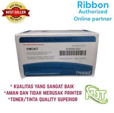 Ribbon color YMCKT 534000-003 Datacard / 534000-003 / Datacard / YMCKT ( MADE IN USA )