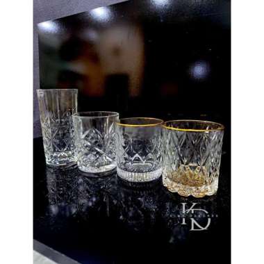 CUP Gelas Kaca Set Aesthetic Gelas Kaca Tebal Gelas Cocktail Cup Gelas Whiskey Glass Gelas Cangkir R