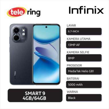 HP INFINIX SMART 9 4/64GB black