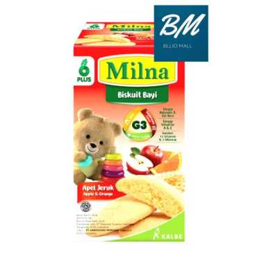 Milna Biskuit Bayi Apel Jeruk 65gr
