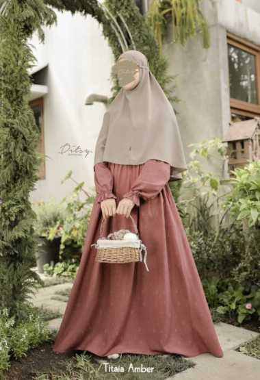 Ditsy Night Gown Jan 2025 Gamis - Baju Tidur seri Titaia Amber M