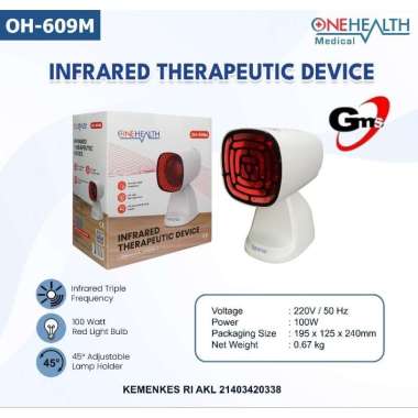 Onehealth Lampu Terapi Infrared OH - 609M / Terapi Lampu Infra Merah