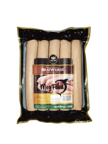 Sosis Bratwurst Raja Rasa | Sosis Daging Sapi dan Ayam 500 Gram