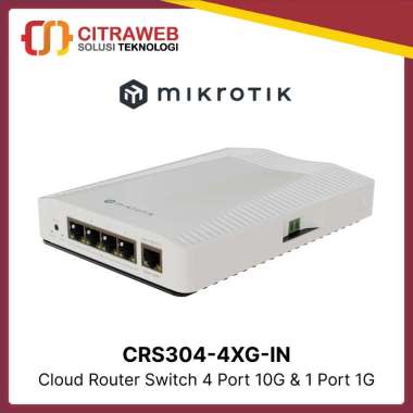 Mikrotik CRS304-4XG-IN Cloud Router Switch CRS 304 4XG IN SUPPORT DIN RAIL