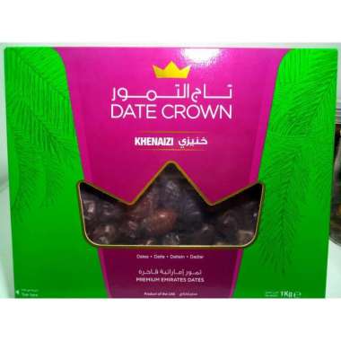 Kurma Date Crown - Kheneizi 1 kg | kurma hitam | kurma kering Terlaris