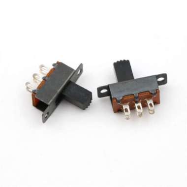 Saklar geser 6 Pin 2 Positions DPDT Mini Slide Switch Knob Length 9mm