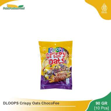 DLOOPS Crispy Oats 90gr (10 Pcs) ChocoFee 90gr