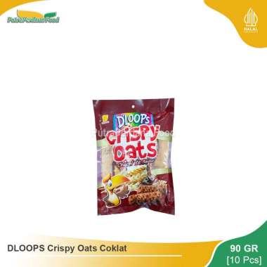 DLOOPS Crispy Oats 90gr (10 Pcs) Coklat 90gr