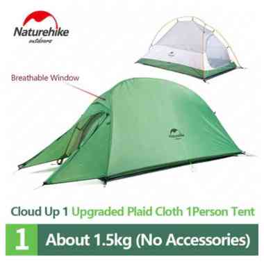 TENDA CLOUD UP 1 210T NATUREHIKE NH18T010-T (UPGRADE VERSION) - TENDA CAMPING 1P hij