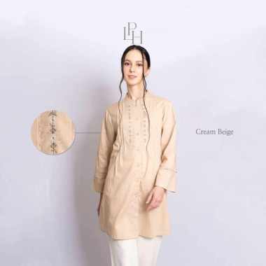 Little Palmerhaus - Baju Lebaran 2025 - Alya Mom Tunic (Baju Tunik Wanita Dewasa) S Cream Beige