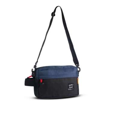 ANT PROJECT - Tas Selempang Pouch ANT302 Tas Handbag Distro / Vape Bag Navy
