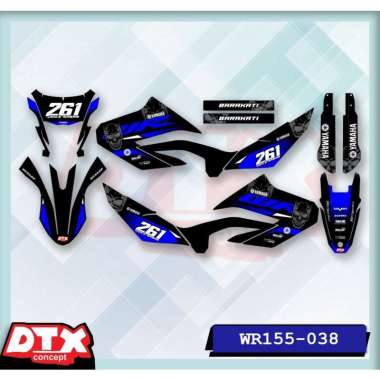 decal wr155 full body decal wr155 decal wr155 supermoto stiker motor wr155 stiker motor keren stiker
