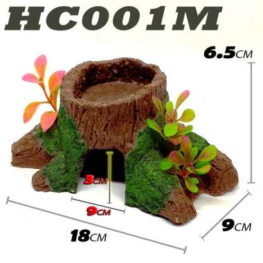 HC001M HIDING CAVE HIDEOUT HIDINGCAVE PLACE REPTILE GECKO LEOPARD GEKO TOKEK AFT WHEELERI TARANTULA