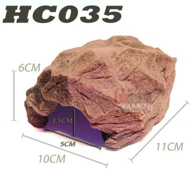 HC001M HIDING CAVE HIDEOUT HIDINGCAVE PLACE REPTILE GECKO LEOPARD GEKO TOKEK AFT WHEELERI TARANTULA