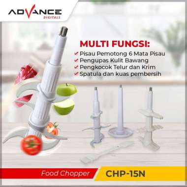 Advance Food Chopper Multifungsi CHP 15 Kapasitas 1.5 Liter