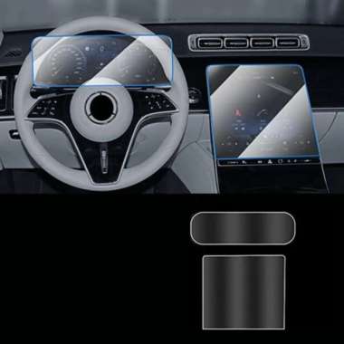 Anti Gores Head unit Tempered Glass Mercy Mercedes Benz C CLASS C200 C300 dll HU+SPEEDOMETER