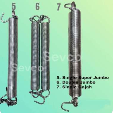 Per Ayunan Besi Bayi/ Per Ayunan Anak Besar Jumbo Single Gajah