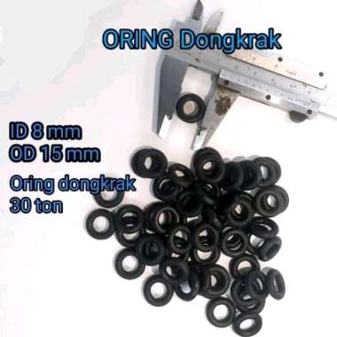 ( 2Biji ) Oring Dongkrak 30 Ton ID 8mm OD 15mm Seal Dongkrak 30 Ton Oring Seal Pompa Dongkrak